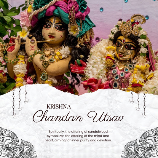 चंदन उत्सव, ठाकुर जी, भगवान श्री कृष्ण, चंदन अभिषेक, BR Emporium