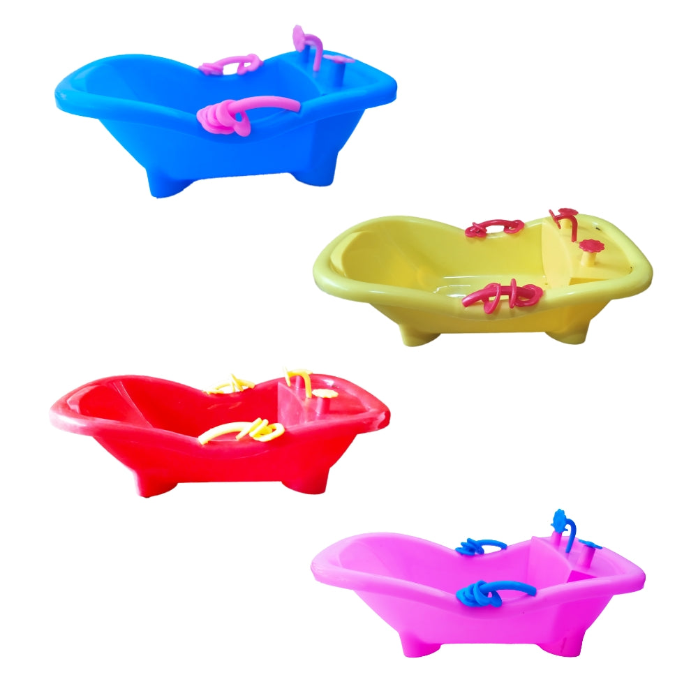 Small Blue Bath Tub for Laddu Gopal Ji | BR Emporium | Bal Gopal Bath Accessories