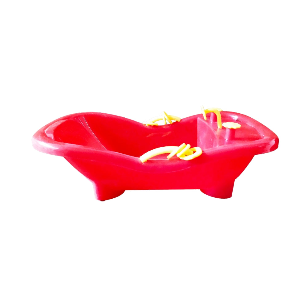 Big Red Bath Tub for Laddu Gopal Ji | BR Emporium | Little Krishna Puja Items