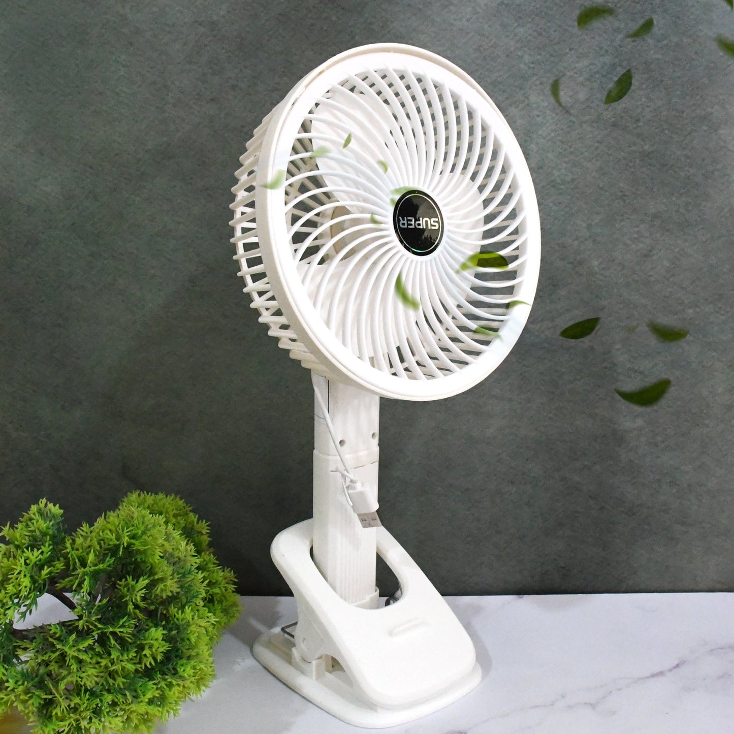 portable clip fan, BR Emporium, mini fan for office, clip fan wall mount, high speed USB fan