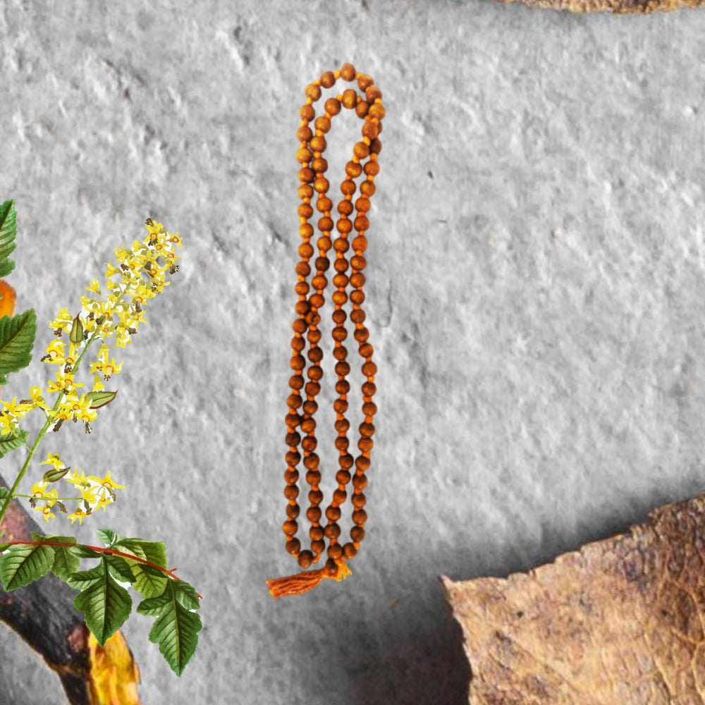 Brown Japa Mala - Meditation and Prayer Beads - BR Emporium