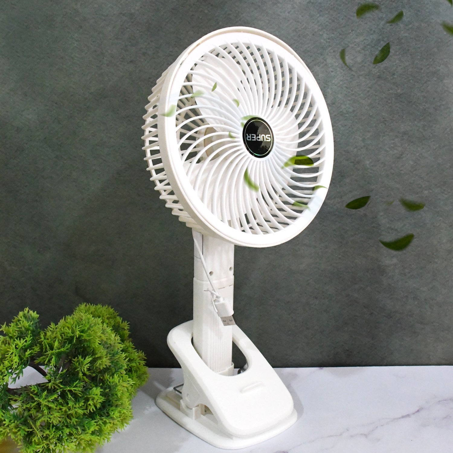 portable clip fan, BR Emporium, mini fan for office, clip fan wall mount, high speed USB fan