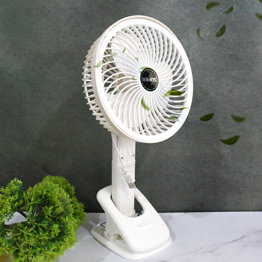 portable clip fan, BR Emporium, mini fan for office, clip fan wall mount, high speed USB fan